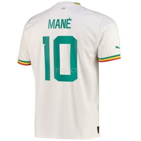 Koszulka Senegal Mane 10 Domowe Stroje Piłkarskie World Cup 2022 Krótki Rękaw